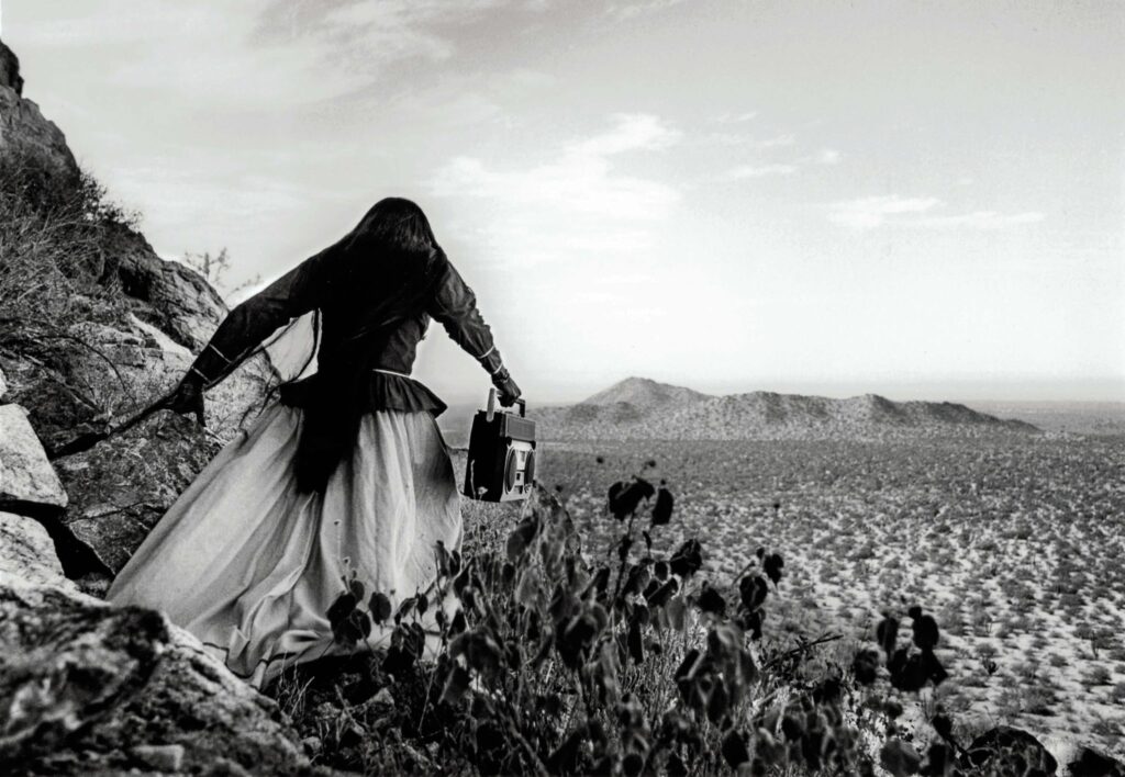 "Mulher anjo", deserto de Sonora, 1979